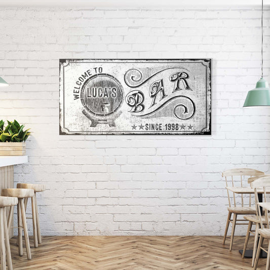 Bar Sign - Image by Tailored Canvases