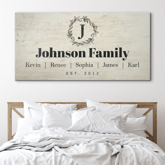 Family Sign III - Image by Tailored Canvases