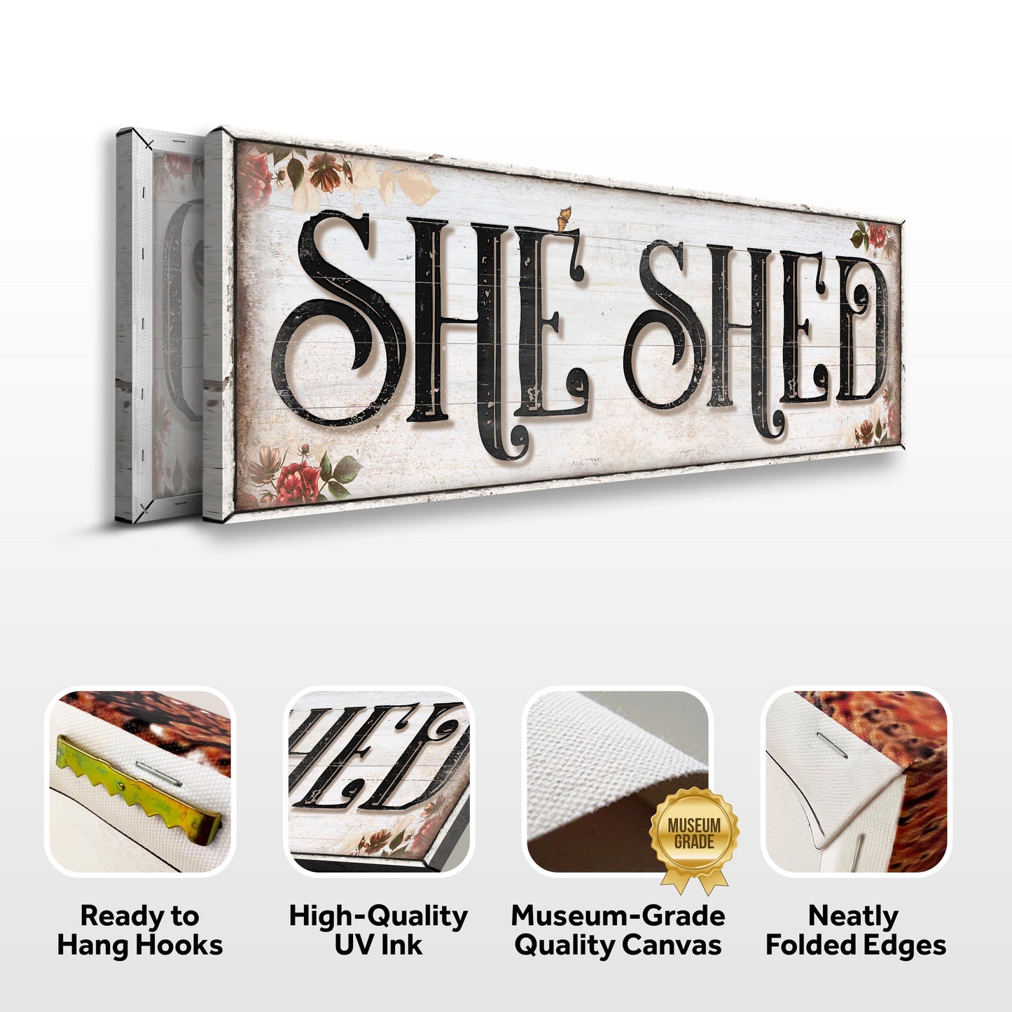 Personalized She Shed Sign XV