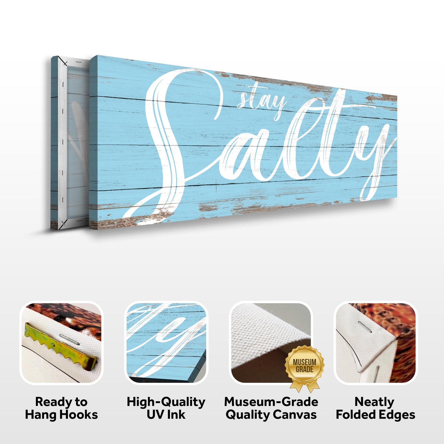 Stay Salty Coastal Sign IV