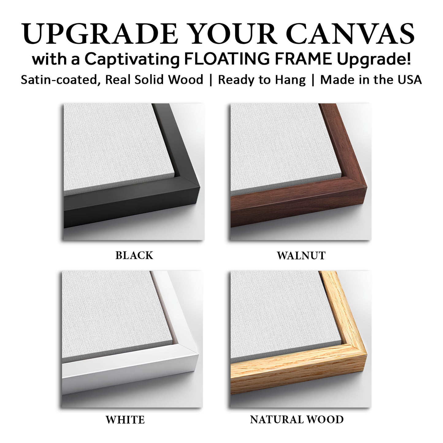 Save 33% When You Add A Frame To Your Canvas Now