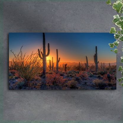 Desert Dusk Canvas Wall Art