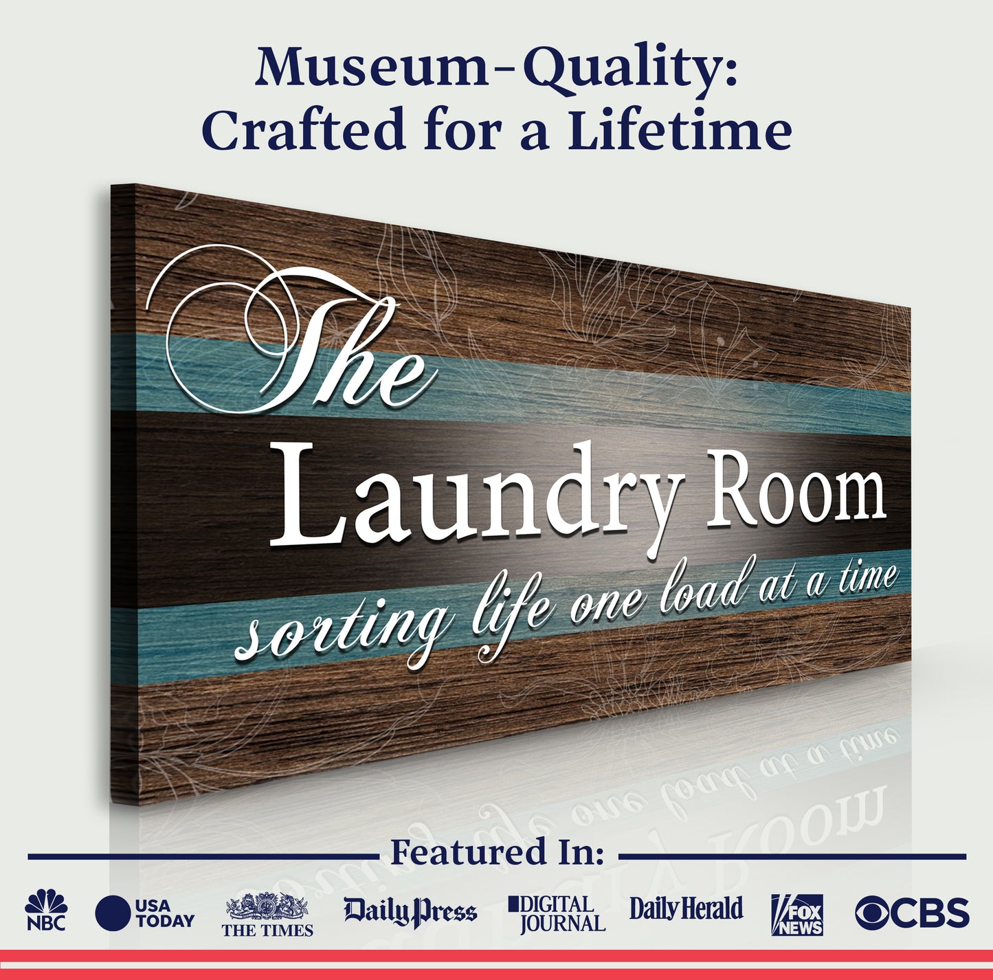 The Laundry Room Sign III