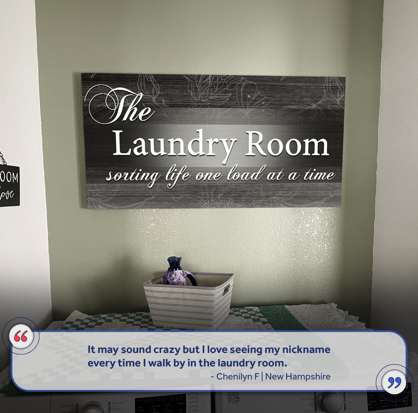 The Laundry Room Sign II