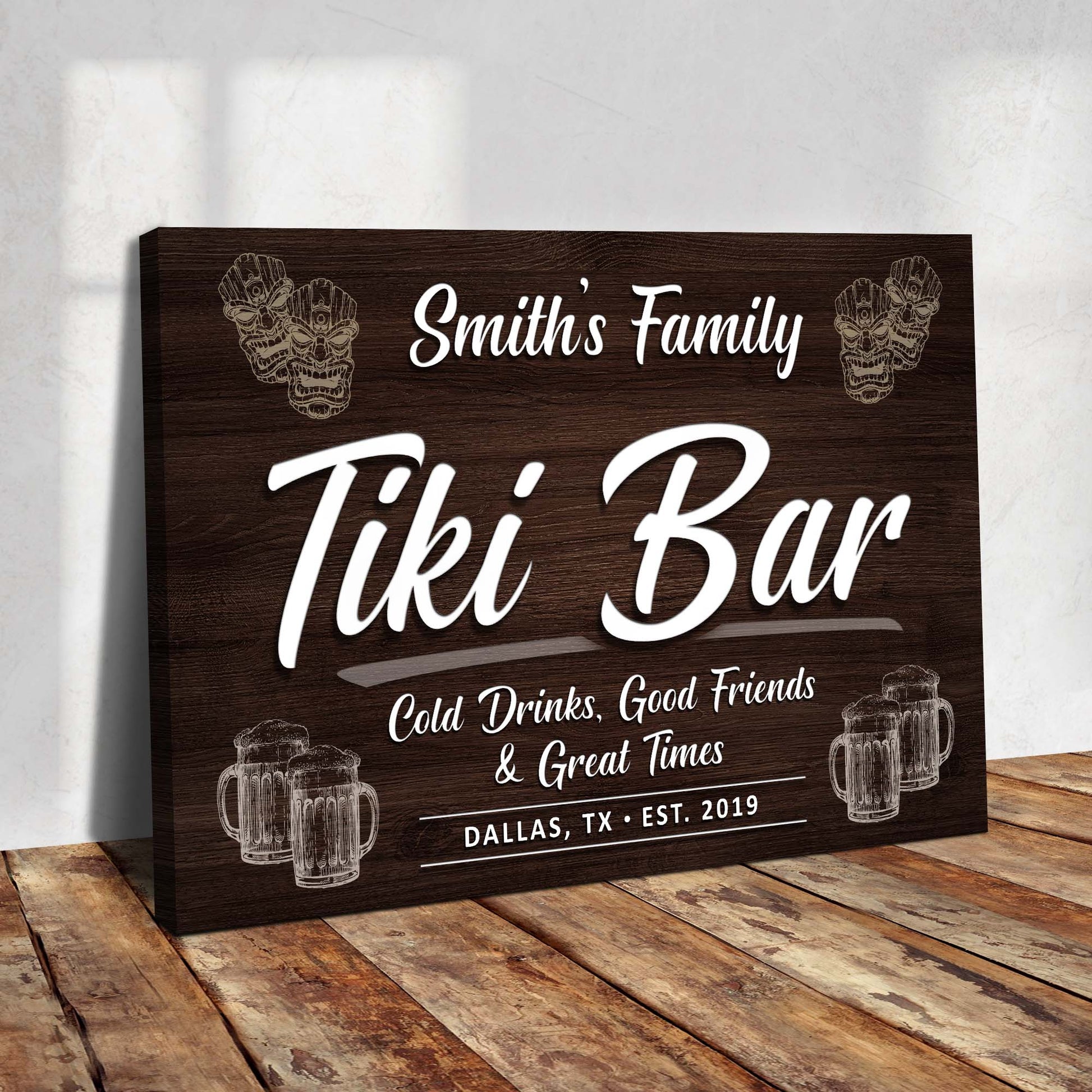 Tiki Bar Sign IV - Image by Tailored Canvases