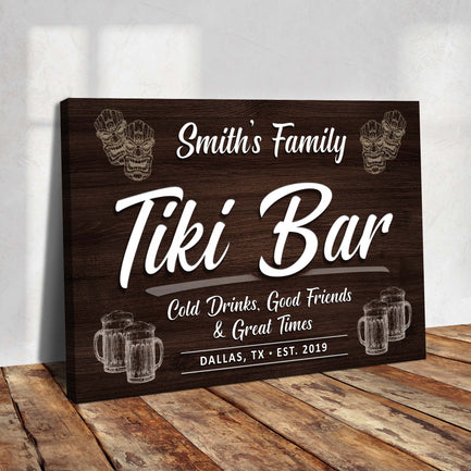 Tiki Bar Sign IV - Image by Tailored Canvases