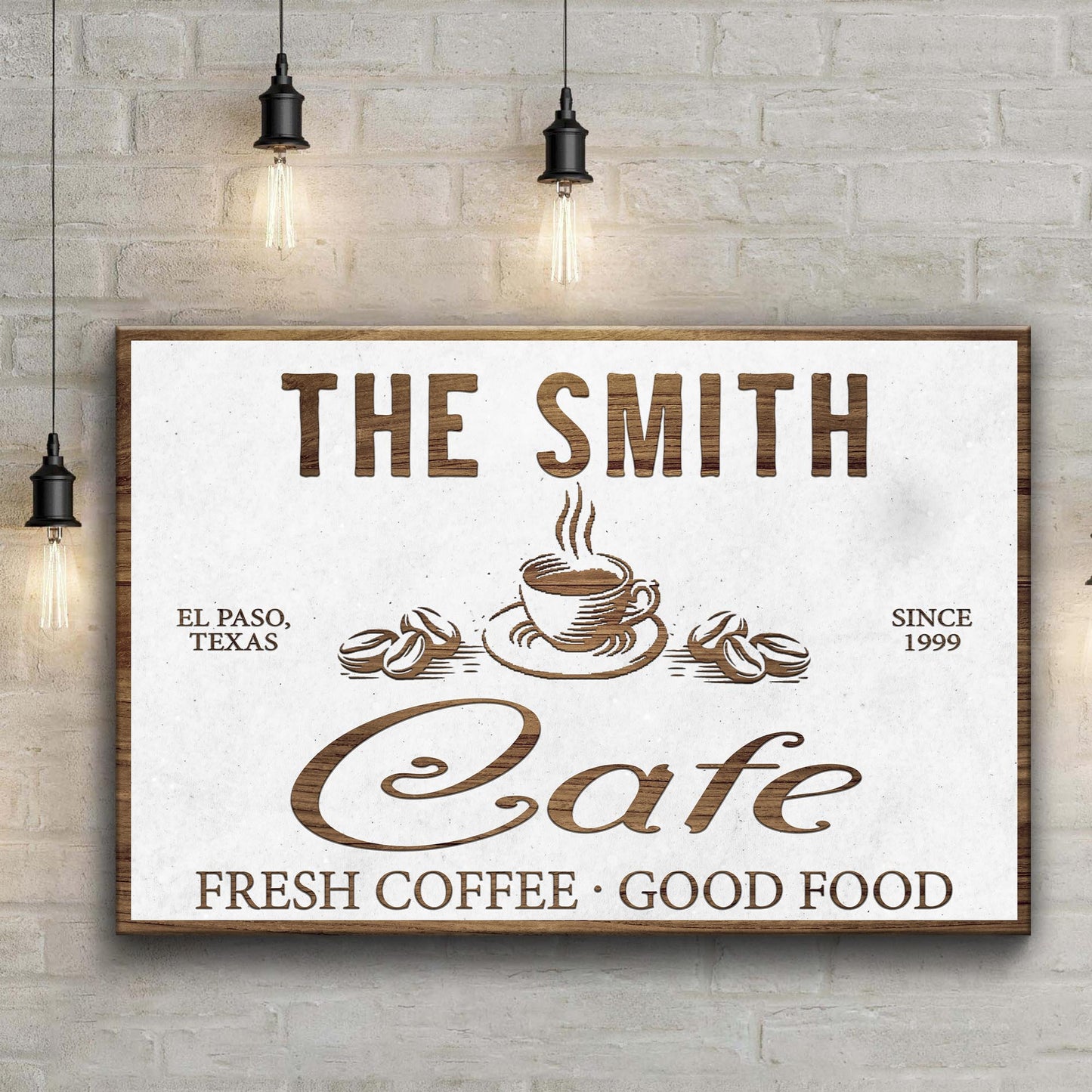 Cafe Sign Style 2 - Image by Tailored Canvases
