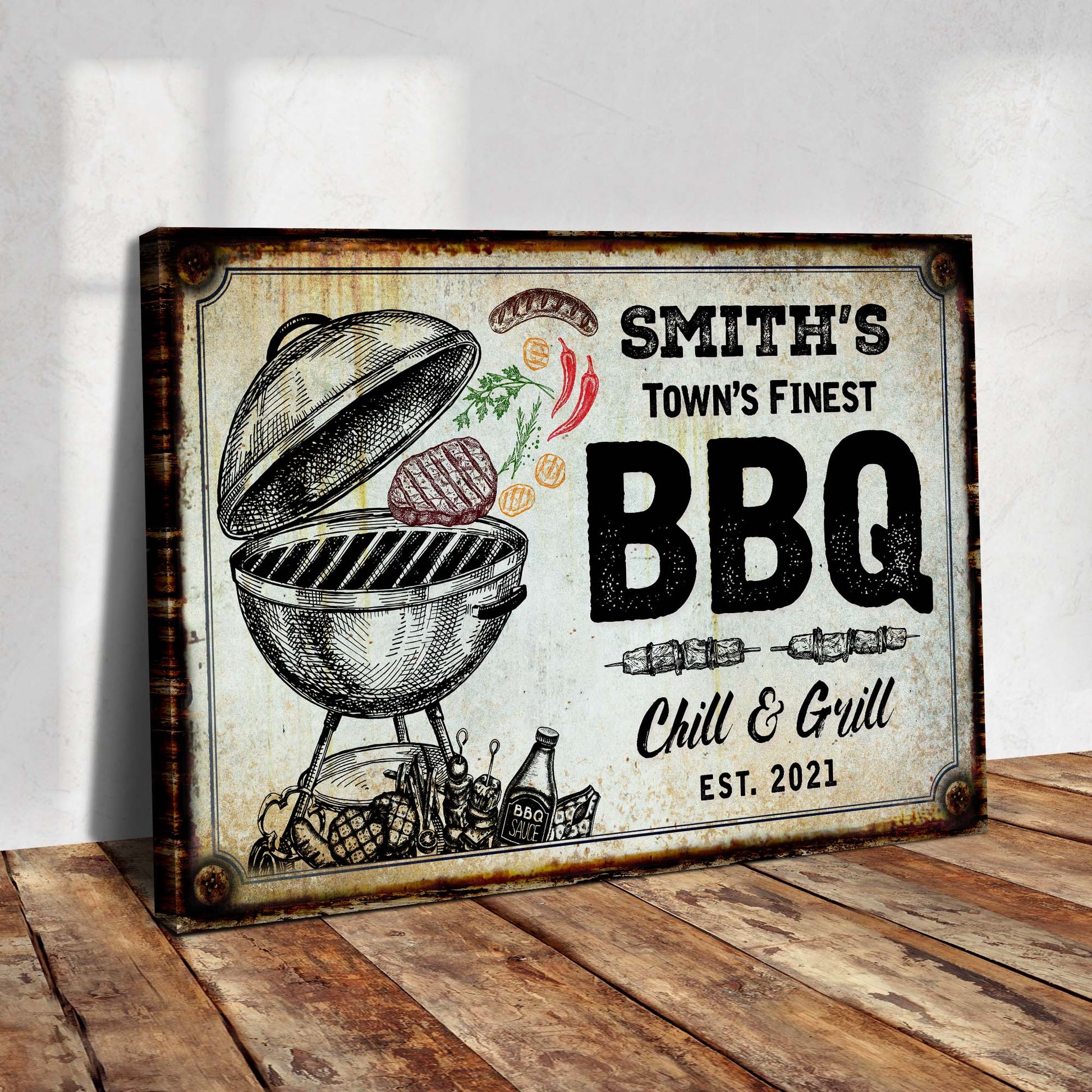 BBQ Sign III - Image by Tailored Canvases