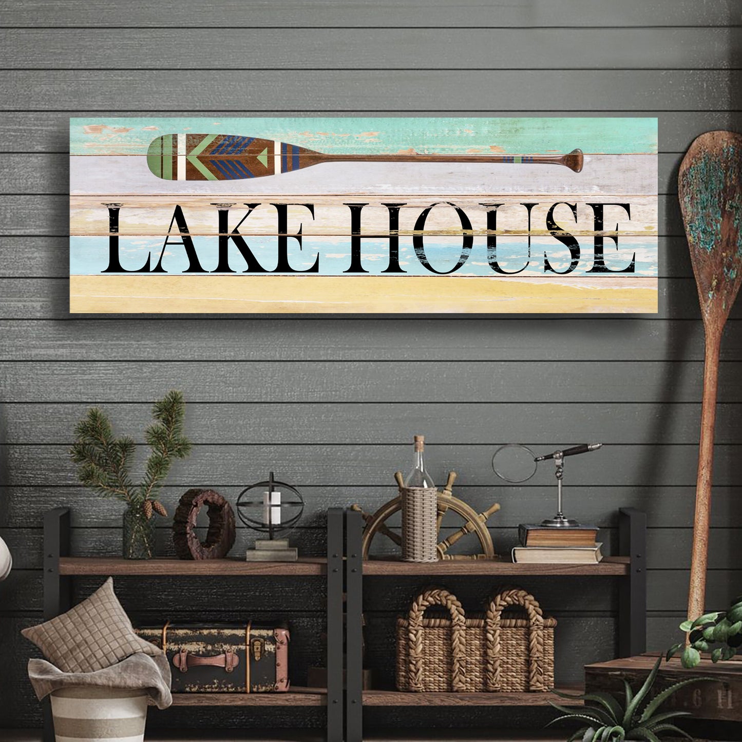 Lake House Coastal Sign