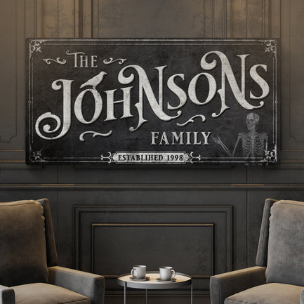 Personalized Gothic Sign III  - Image by Tailored Canvases