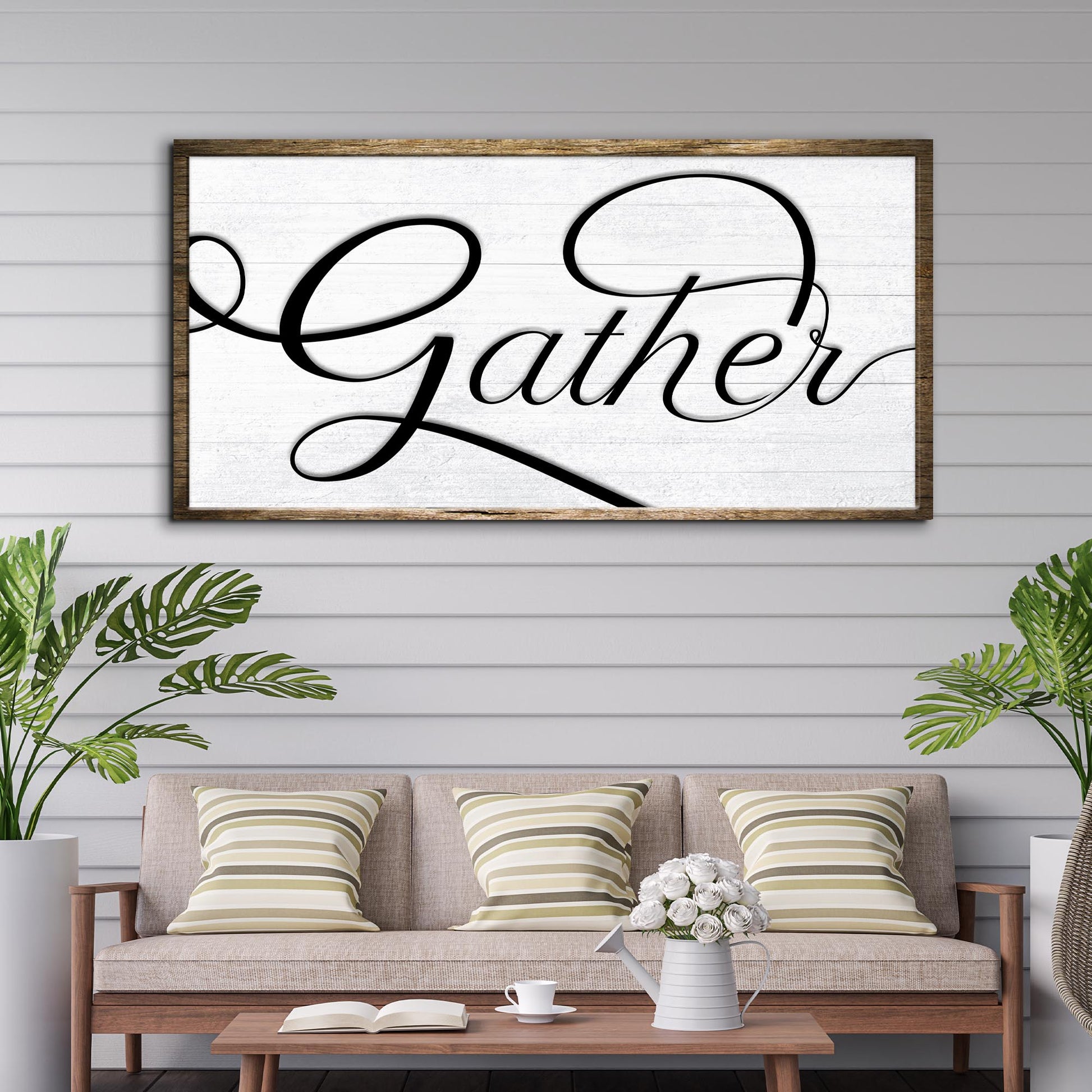 Gather Sign IV Style 1 - Image by Tailored Canvases