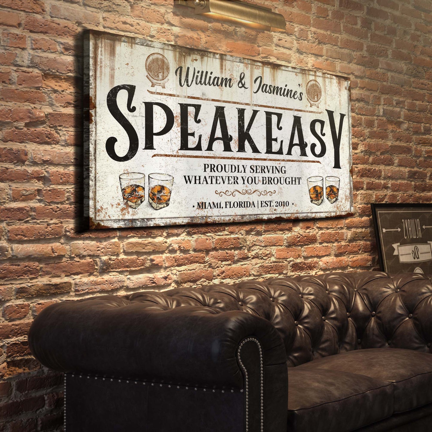 Speakeasy Sign V - Image by Tailored Canvases