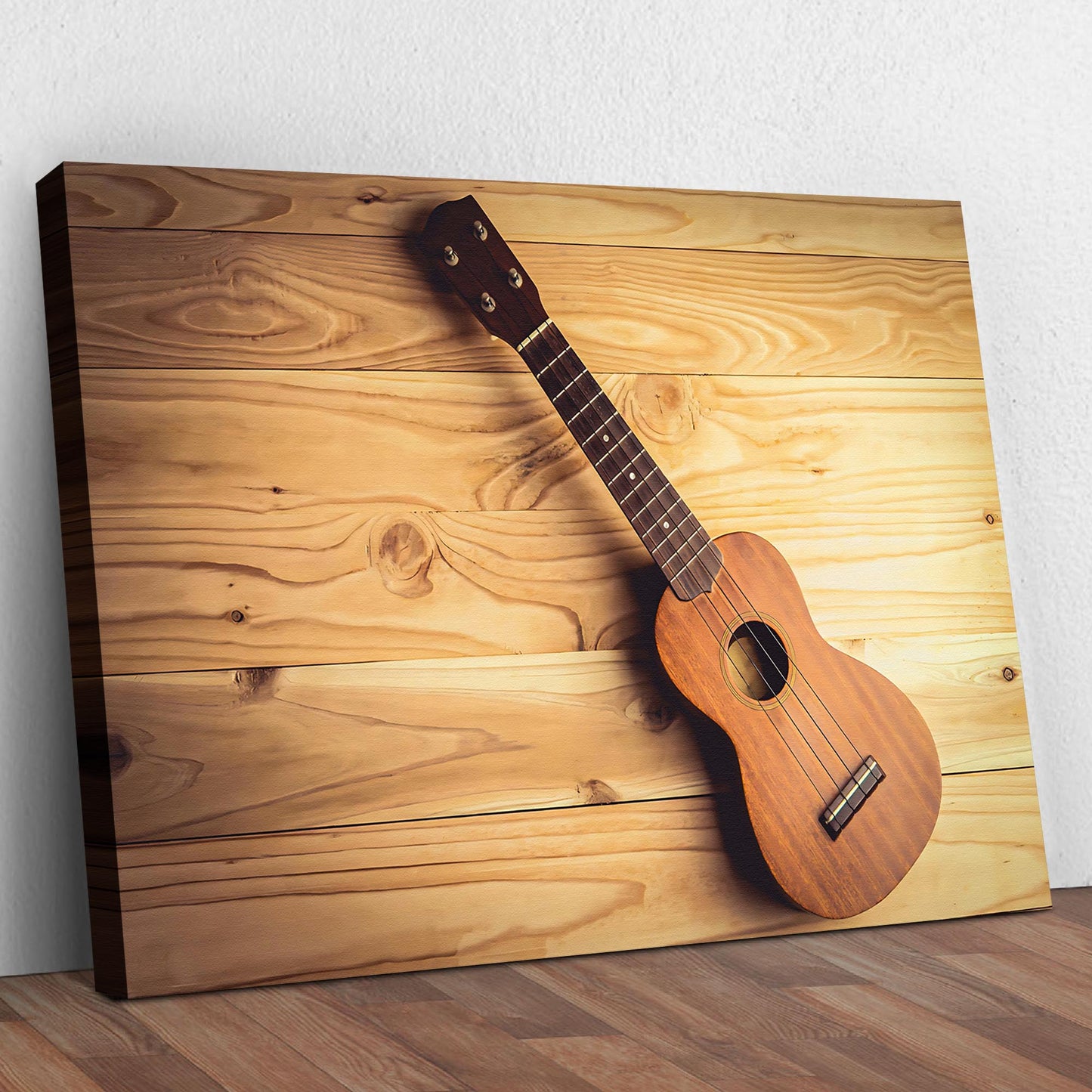 Ukulele Modern Canvas Wall Art - Image by Tailored Canvases