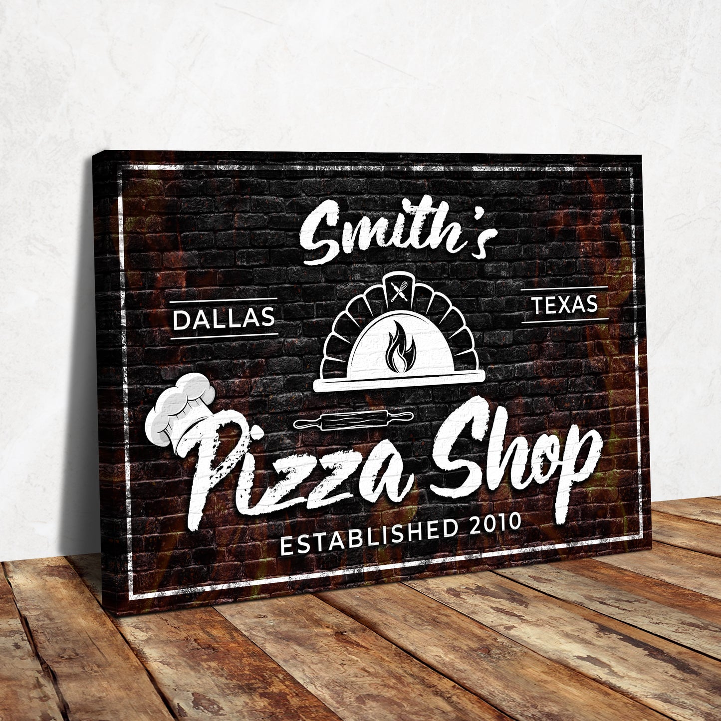 Pizza Sign V - Imaged by Tailored Canvases