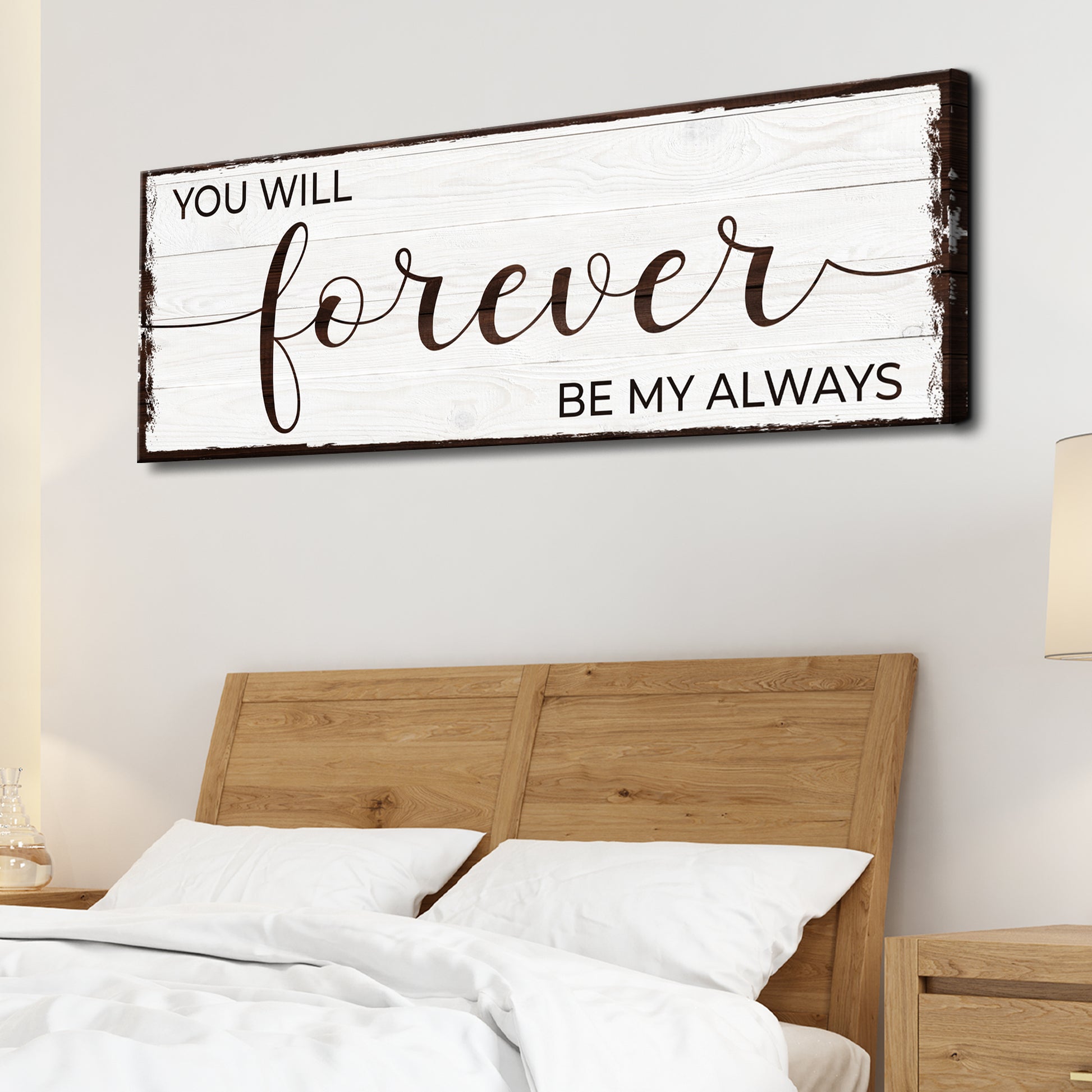 Forever Be My Always Sign II - Image by Tailored Canvases