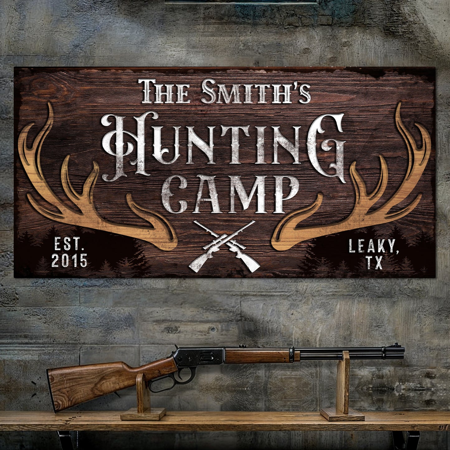 Family Hunting Camp Sign