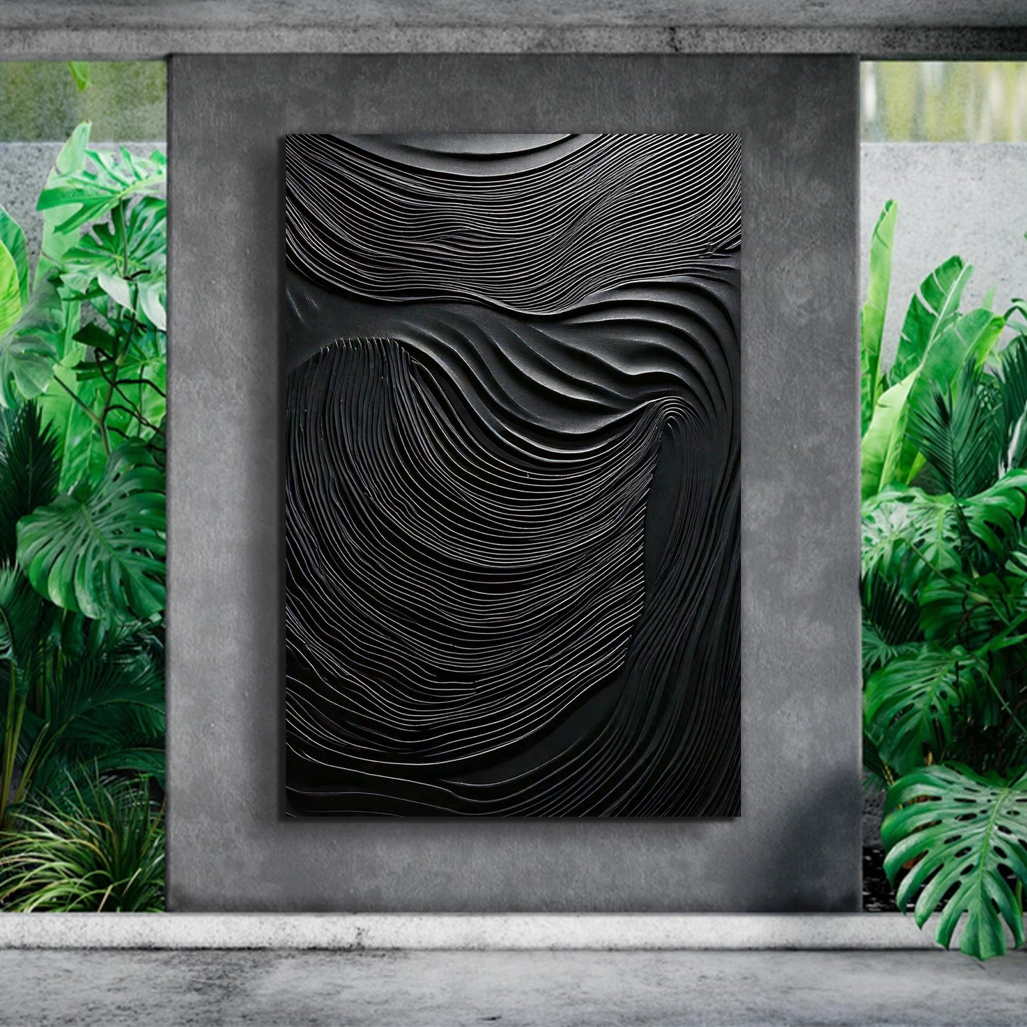 Black Tide - Modern Wall Art