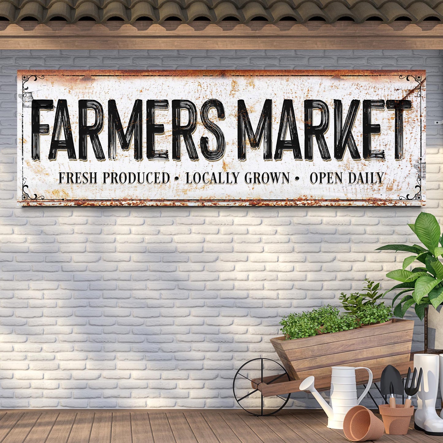 Farmers Market Sign II