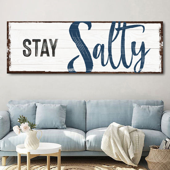 Stay Salty Coastal Sign VII