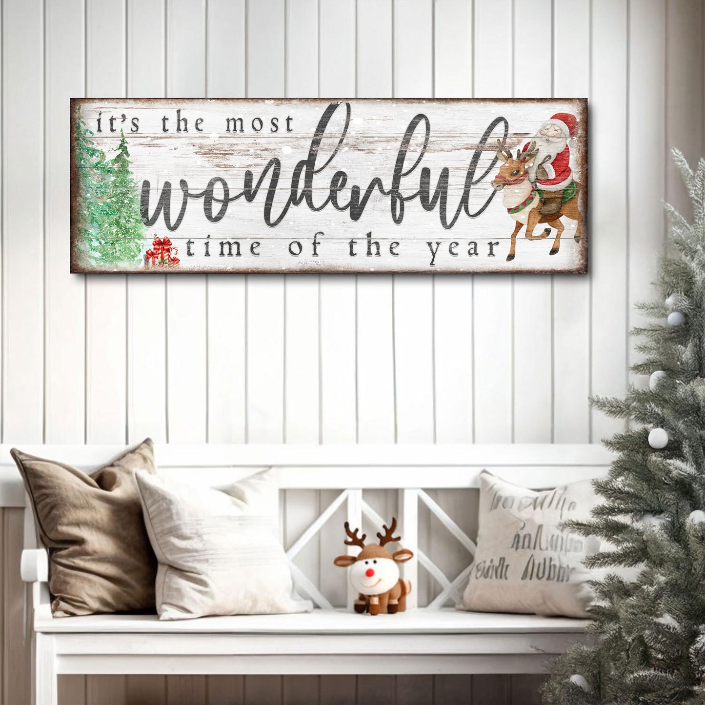 It's The Most Wonderful Time Of The Year Christmas Sign II