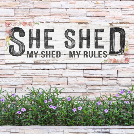 Personalized She Shed Sign XIV