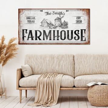 Rustic Farmhouse Sign XI