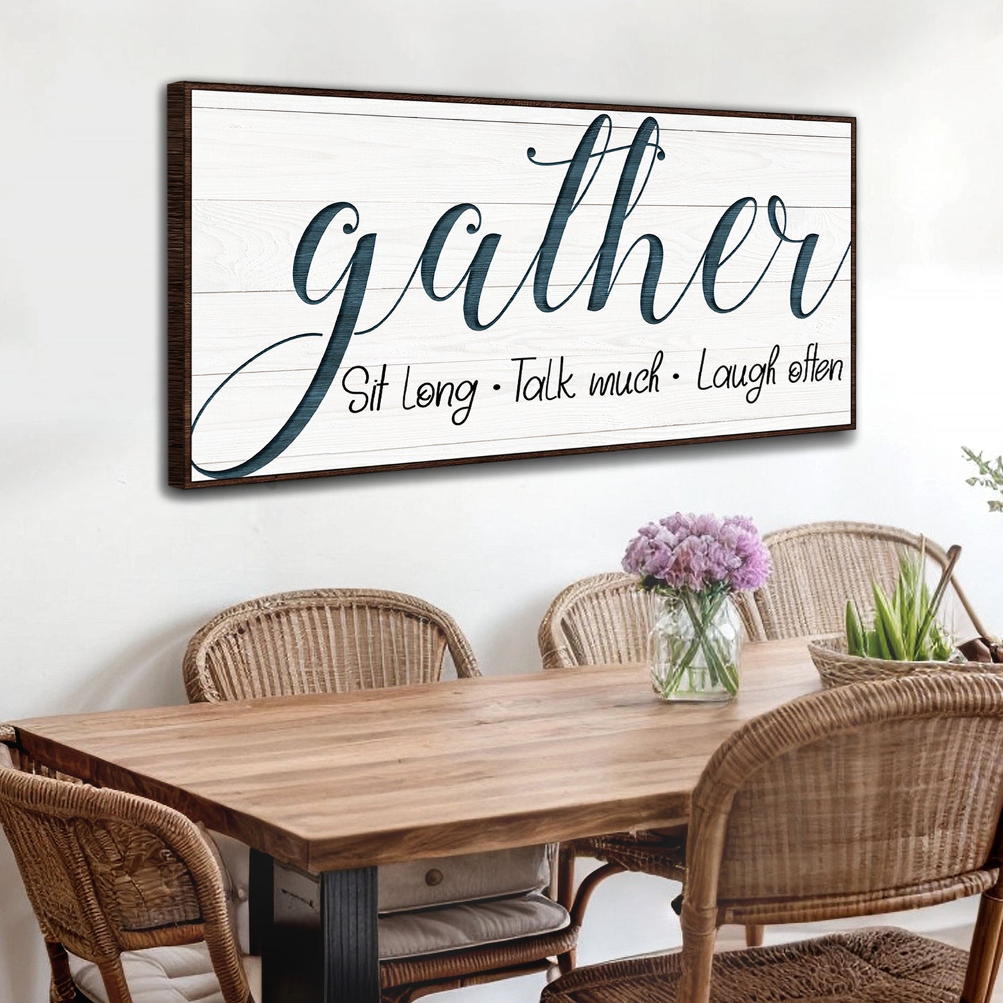 Gather Sign V  - Image by Tailored Canvases