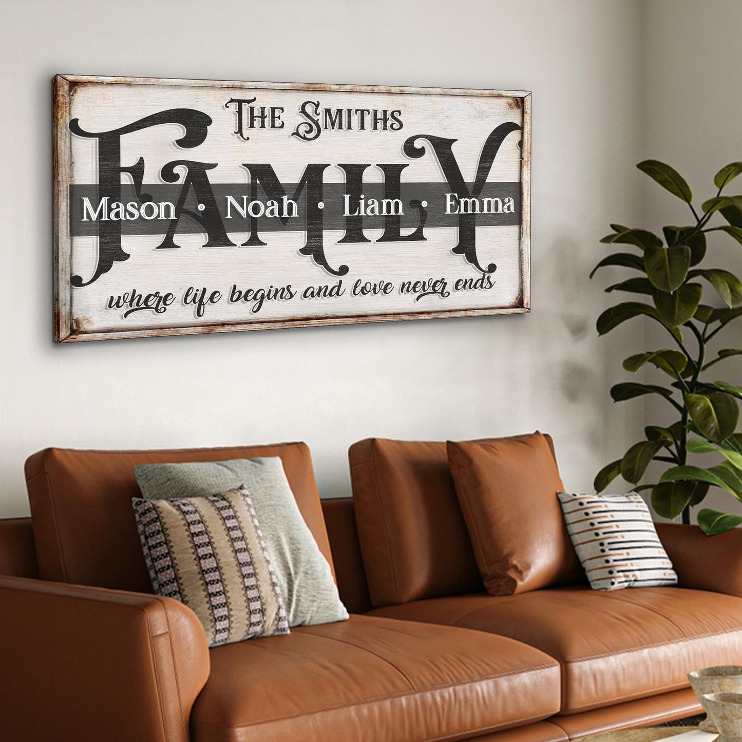 Family Sign XXIII - Image by Tailored Canvases