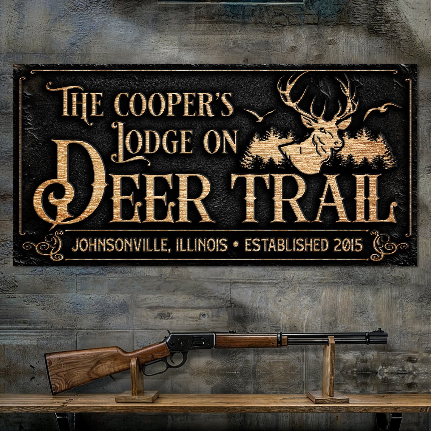 Hunting Lodge Sign