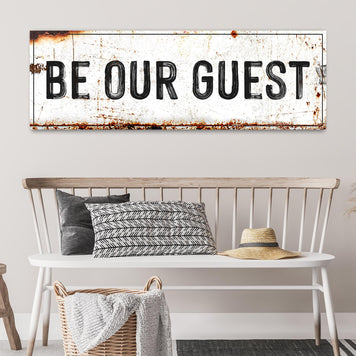 Be Our Guest Sign V