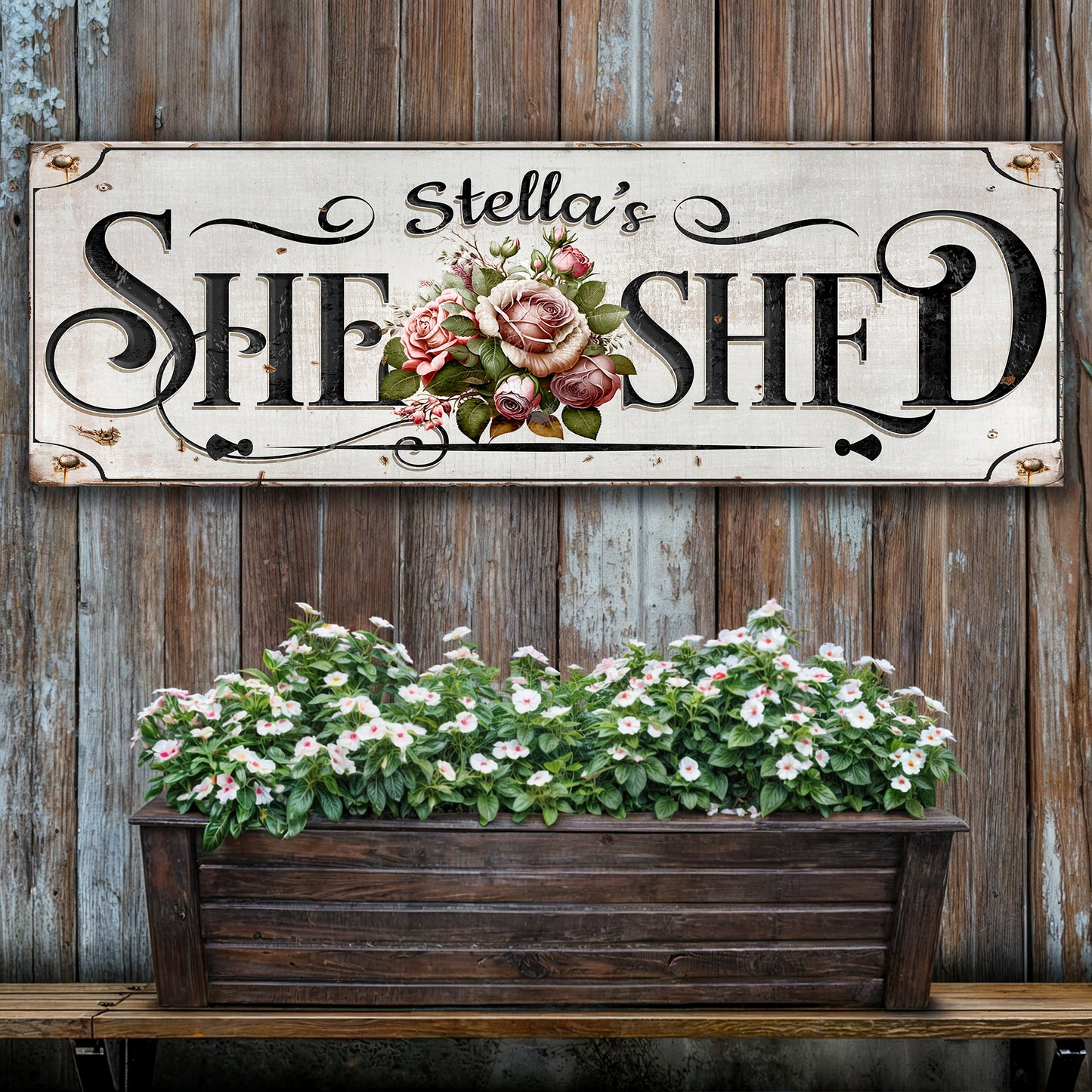 Personalized She Shed Sign