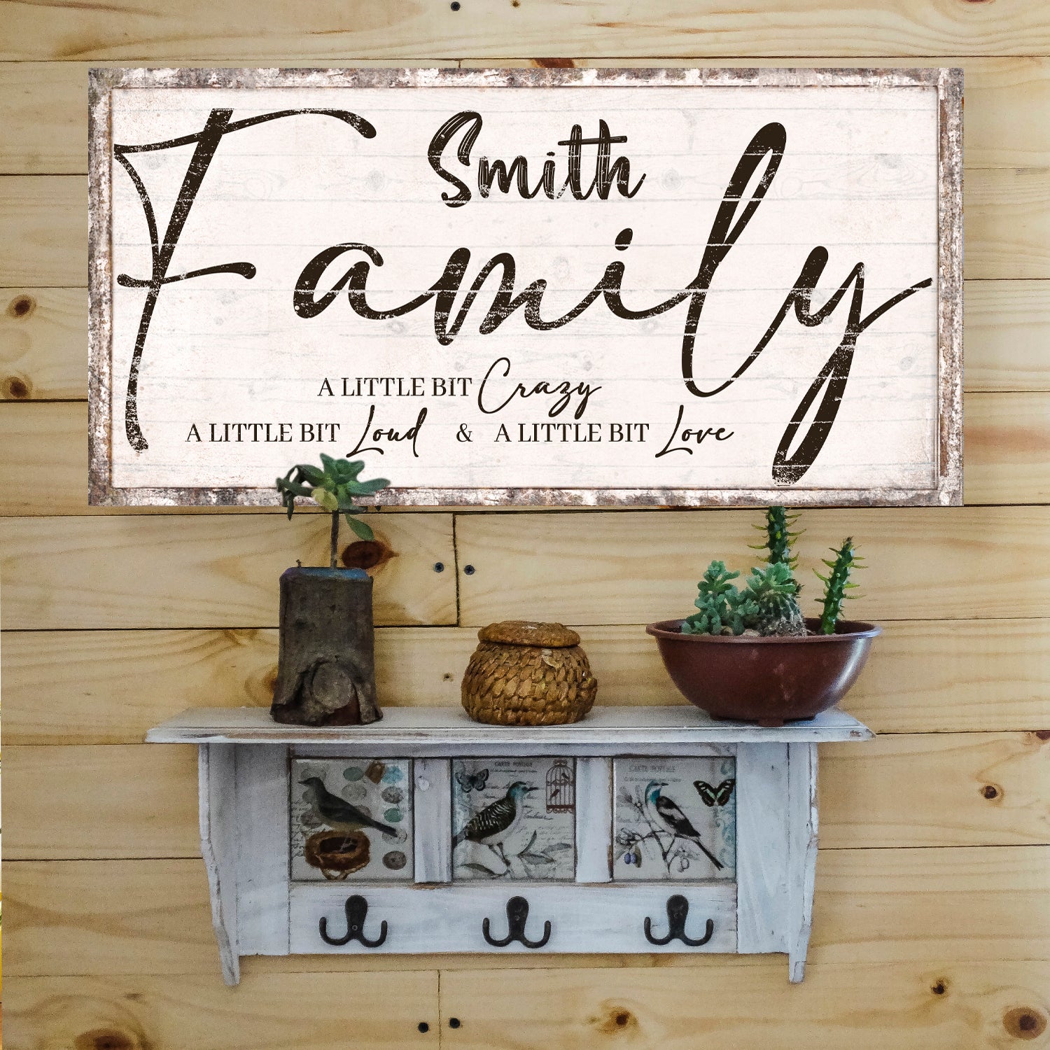 Family Sign XXI Style 2 - Image by Tailored Canvases