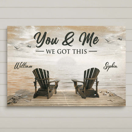 Fishing Themed We Got This Couple Sign - Image by Tailored Canvases