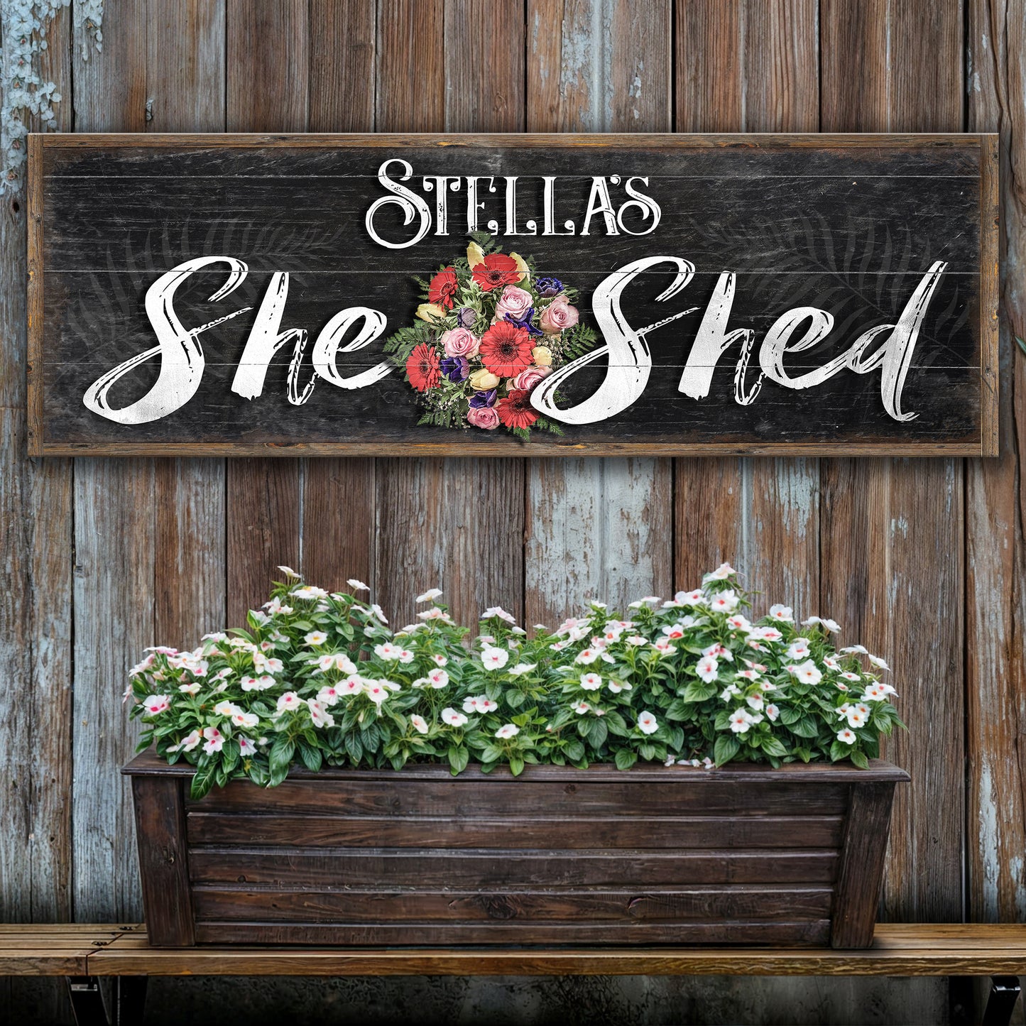 Personalized She Shed Sign VI