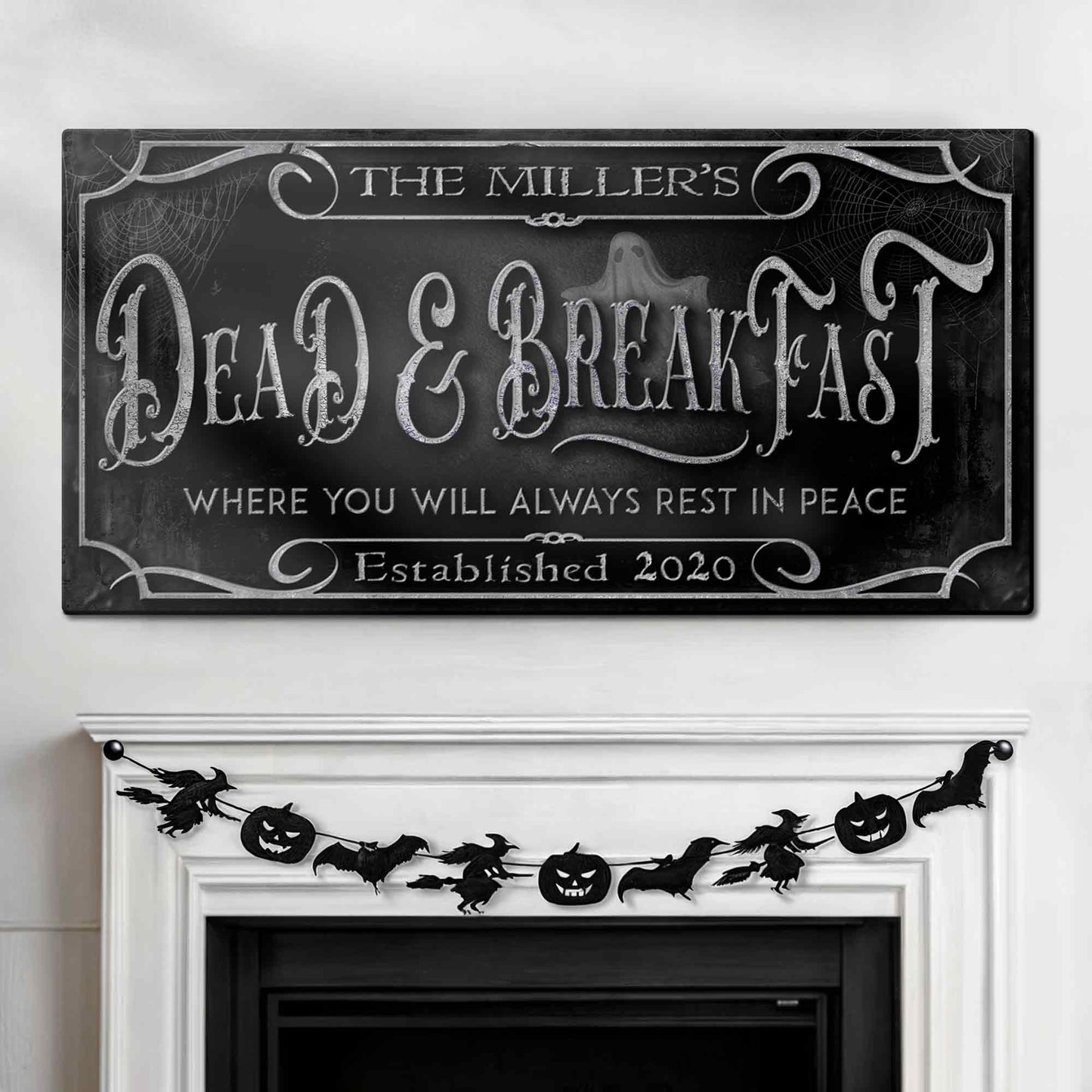 Personalized Dead & Breakfast Sign - Image by Tailored Canvases