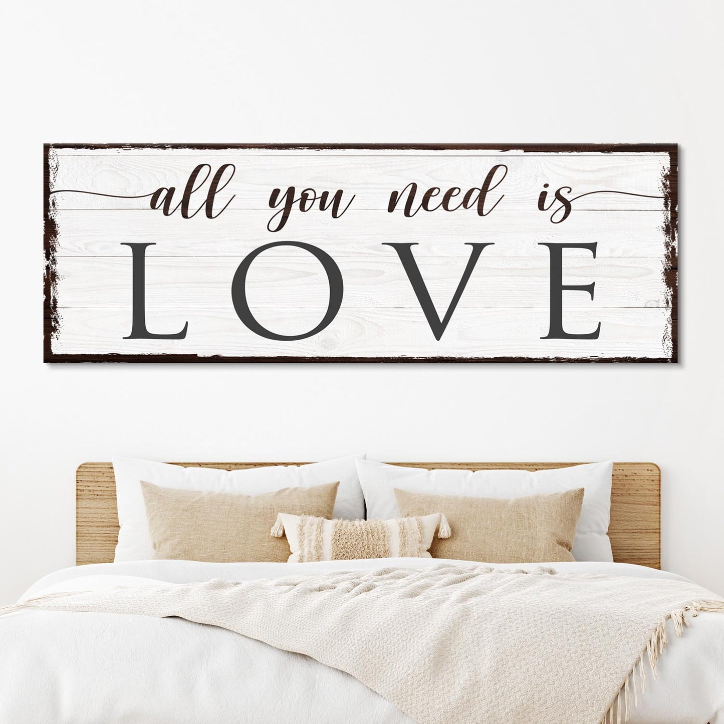 All You Need Is Love Sign - Image by Tailored Canvases