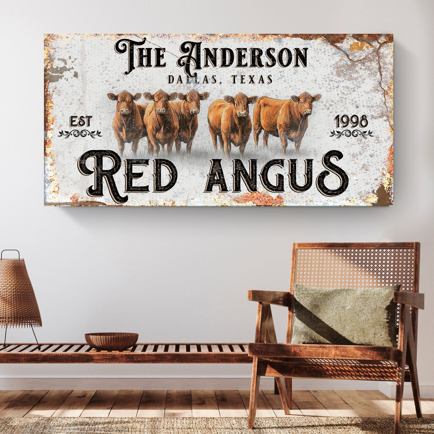 Red Angus Sign