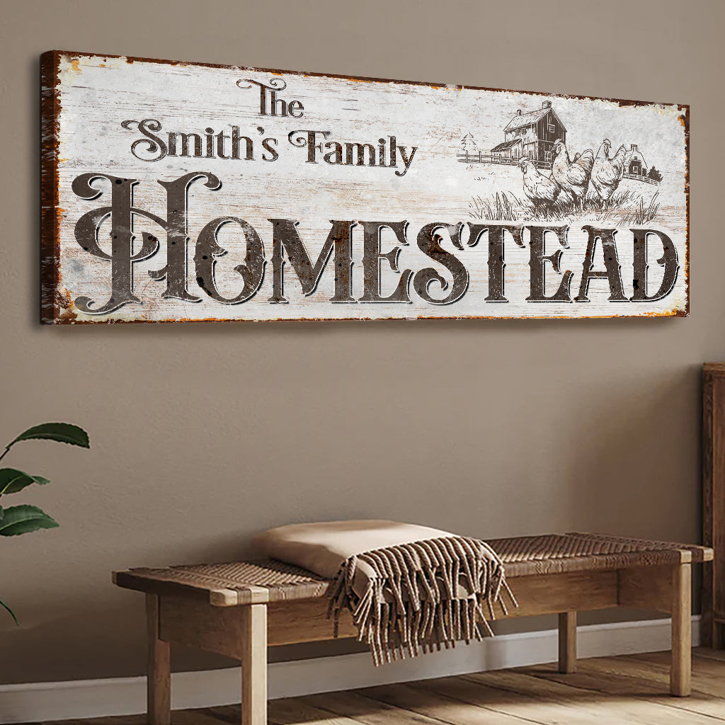 Family Homestead Sign II