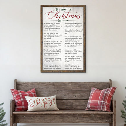 The Christmas Story Sign III - Image by Tailored Canvases