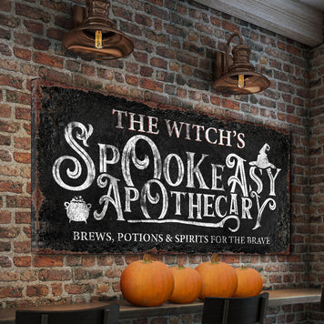 Apothecary Spookeasy Bar Sign