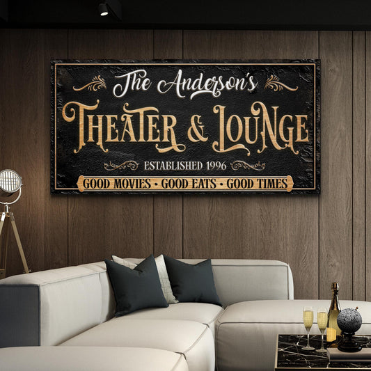 Family Theater And Lounge Sign VI