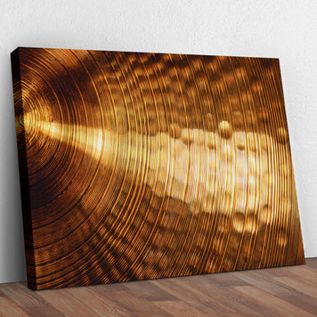 Cymbal Up Close Canvas Wall Art