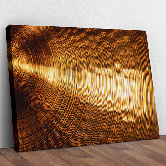 Cymbal Up Close Canvas Wall Art - Image by Tailored Canvases