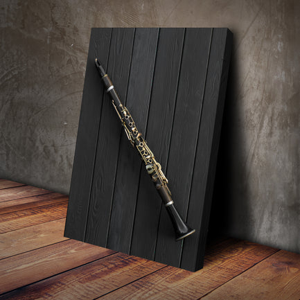Clarinet  Modern Canvas Wall Art - Image by Tailored Canvases