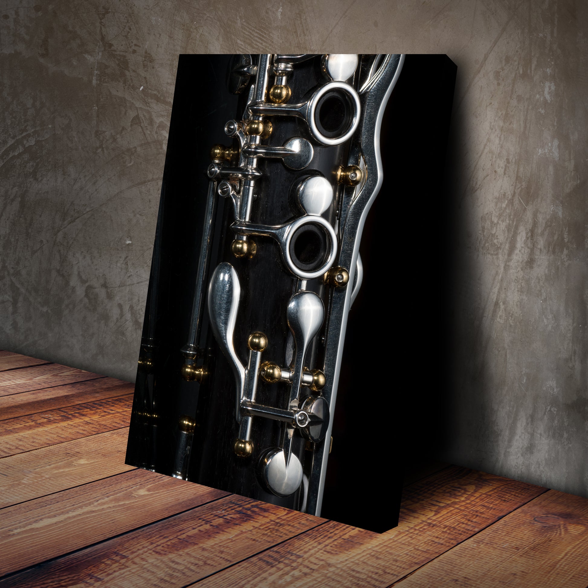 Clarinet  Up Close Canvas Wall Art - Image by Tailored Canvases