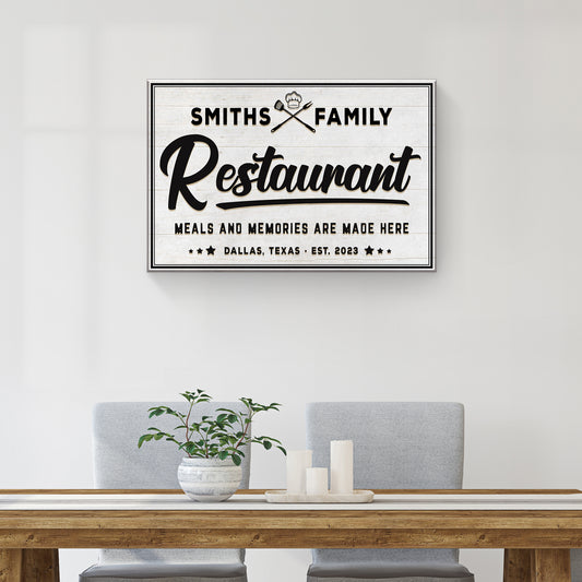 Restaurant Sign V - Image by Tailored Canvases