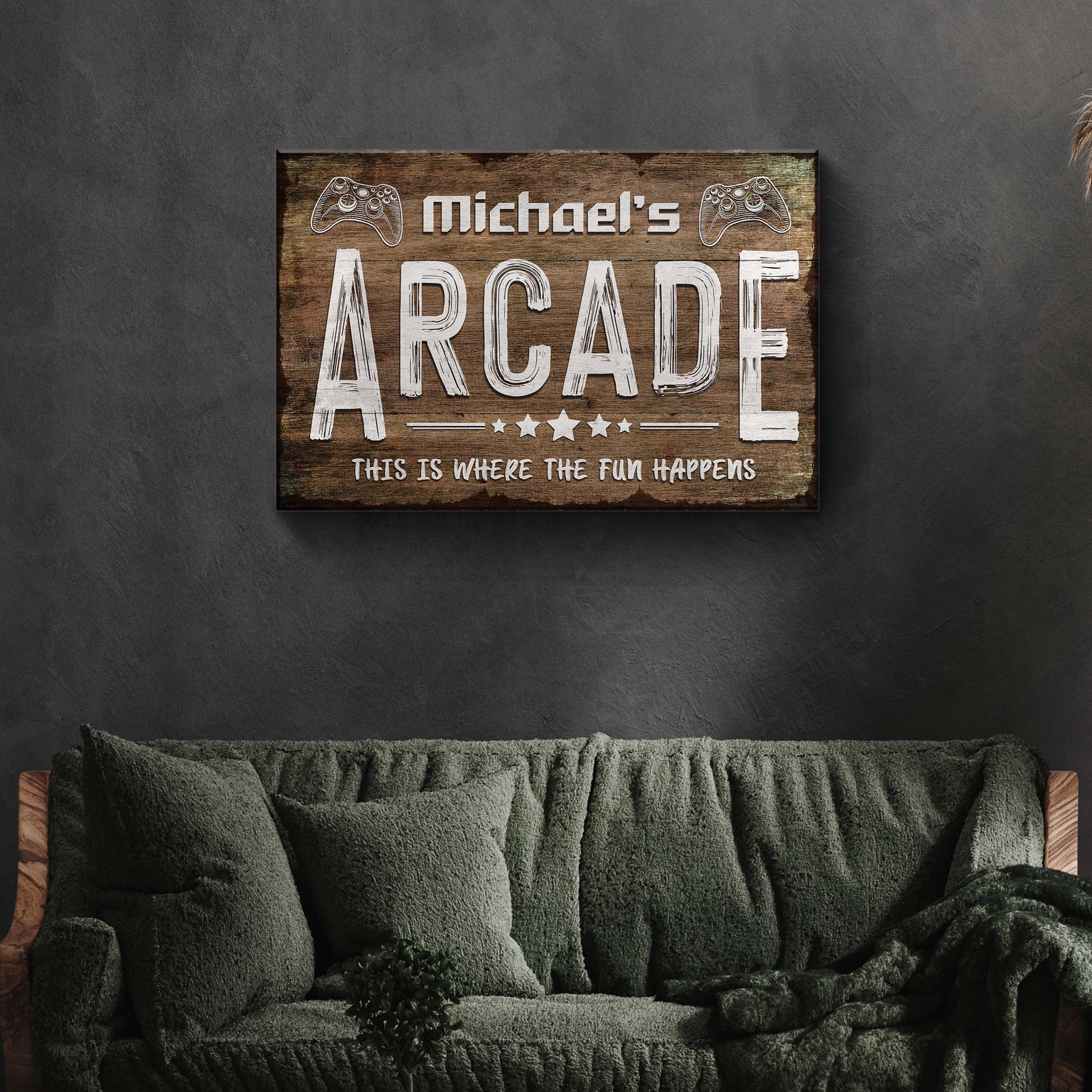 Arcade Sign II Style 2 - Image by Tailored Canvases