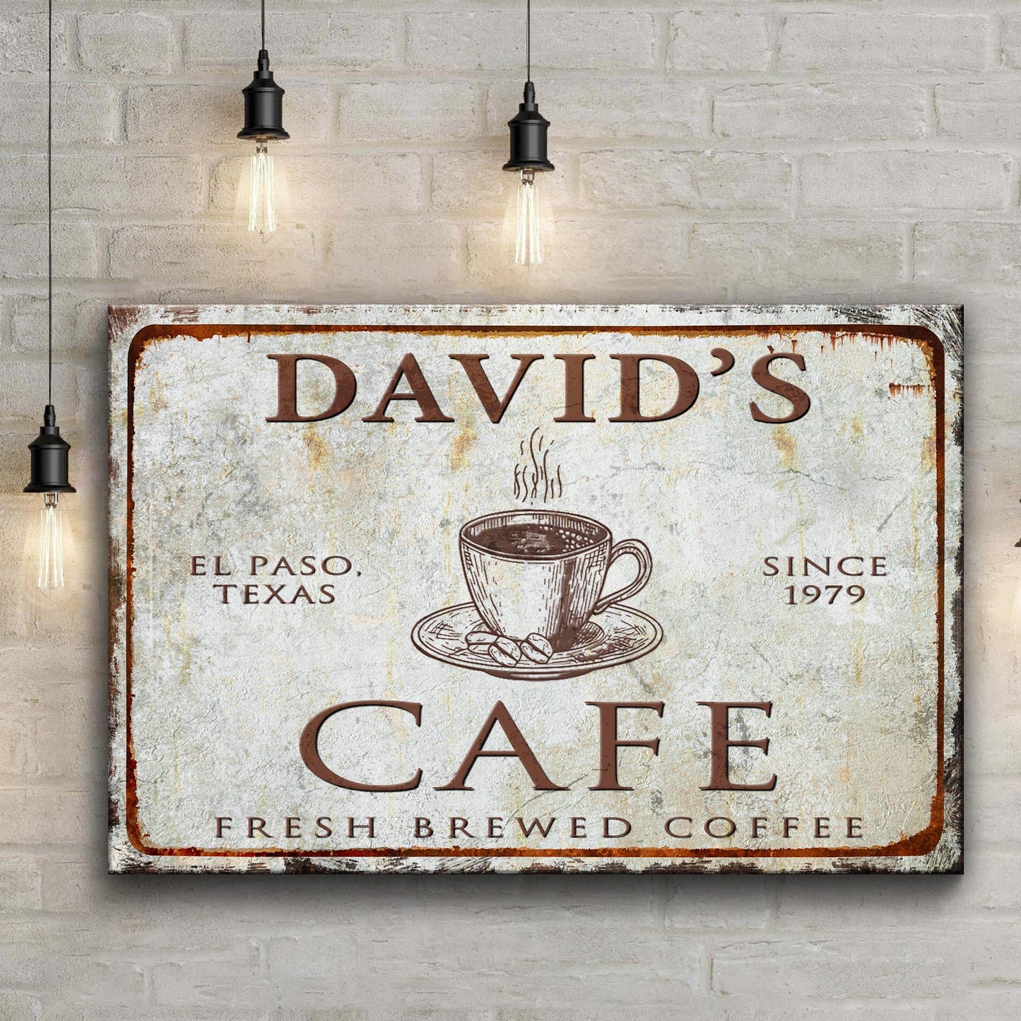 Cafe Sign V Style 2 - Image by Tailored Canvases