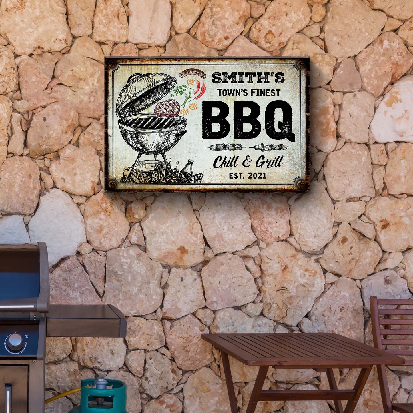 BBQ Sign III Style 2 - Image by Tailored Canvases