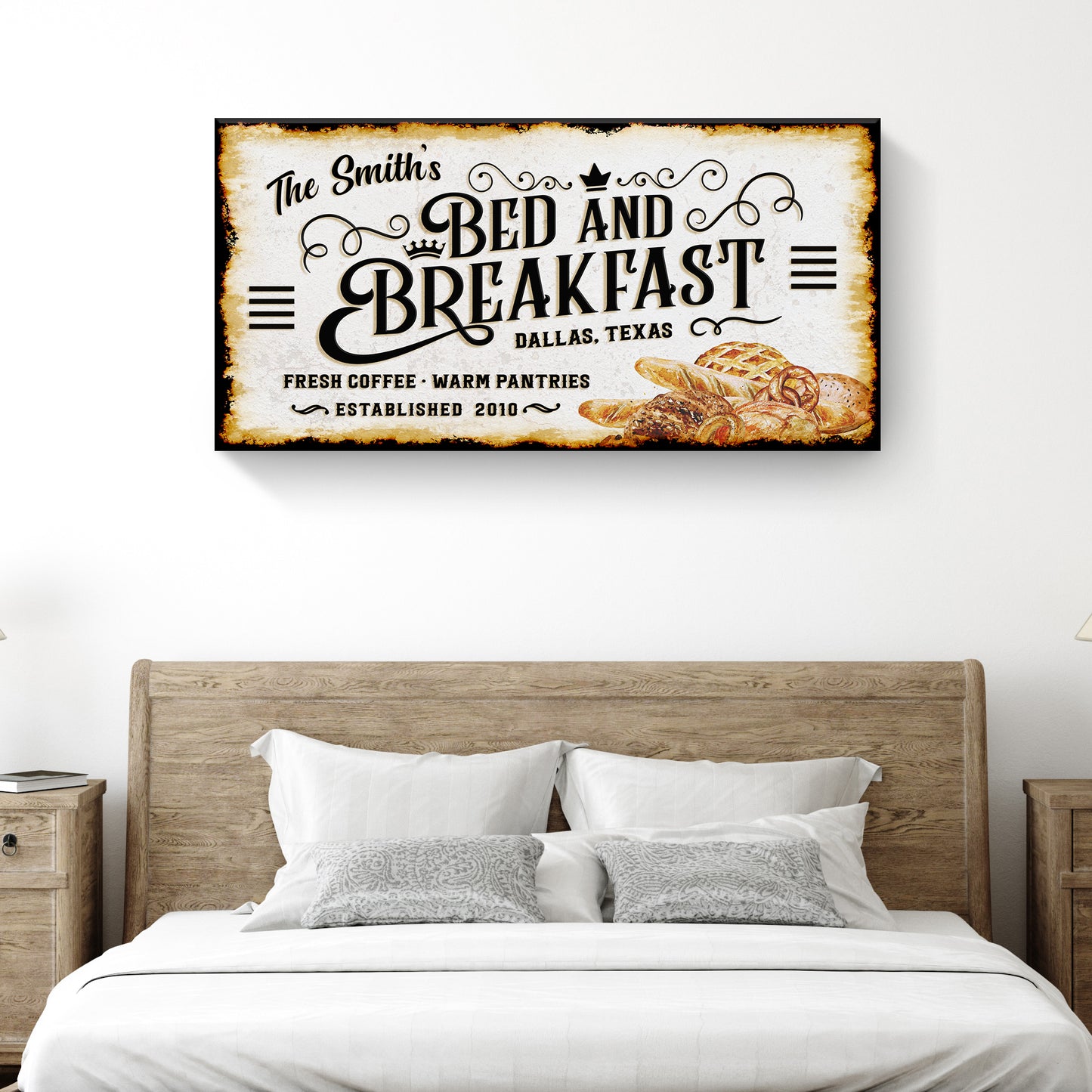 Bed and Breakfast Sign IV Style 2 - Image by Tailored Canvases